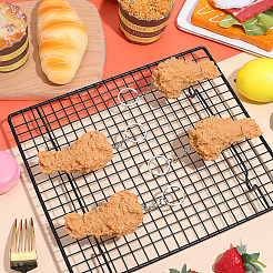 4Pcs Chicken Leg PVC Pendant Keychains&nbsp;KEYC-SC0002-22