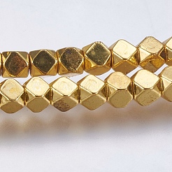 Electroplate Non-magnetic Synthetic Hematite Bead Strands&nbsp;X-G-K237-08I