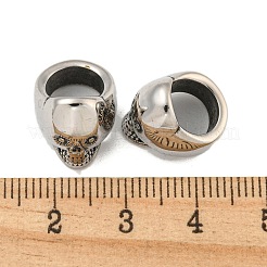316 Surgical Stainless Steel European Beads&nbsp;STAS-Q326-06AS-03