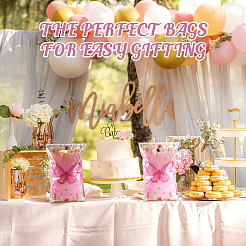 10Pcs Rectangle with Butterfly Pattern Paper Gift Bags&nbsp;CARB-TAC0002-04