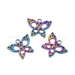 Ion Plating(IP) 201 Stainless Steel Pendants&nbsp;STAS-P312-11MC