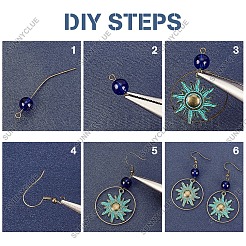 DIY Vintage Drop Earring Making Kit&nbsp;DIY-SC0018-40