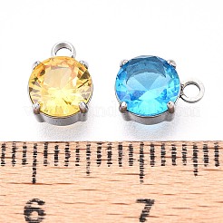 Glass Charms&nbsp;STAS-T065-31P