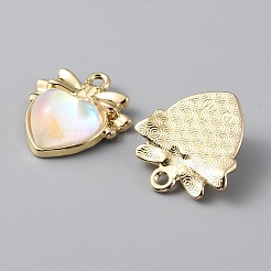 Light Gold Plated Alloy Pendants&nbsp;FIND-WH0137-51LG-01