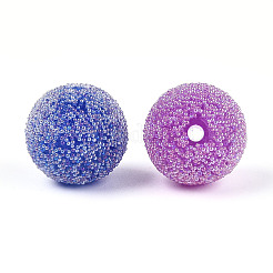 Opaque Acrylic Round Beads&nbsp;OACR-T029-06M