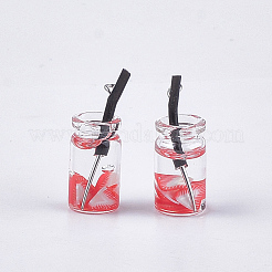 Glass Bottle Pendants&nbsp;LS-CRES-N017-06E