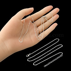 6Pcs Iron Cable Chains Necklaces Set for Women&nbsp;MAK-YW0001-06