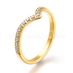 304 Stainless Steel Finger Rings&nbsp;RJEW-F110-06G