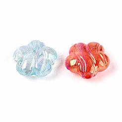 UV Plating Transparent Acrylic Beads&nbsp;OACR-N150-24-01