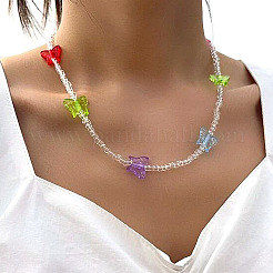 800Pcs 8 Style Transparent Acrylic Beads&nbsp;TACR-FW0001-05