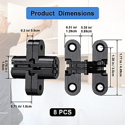 Stainless Steel Hidden Hinges&nbsp;FIND-WH0366-496EB-01