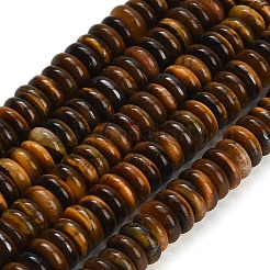 Natural Tiger Eye Beads Strands&nbsp;G-P354-02-2x6mm