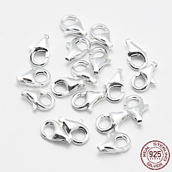 925 Sterling Silver Lobster Claw Clasps&nbsp;STER-G019-04-9mm