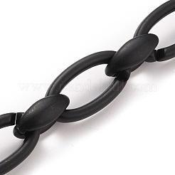 Handmade Opaque Spray Painted Acrylic Cable Chains&nbsp;AJEW-JB00798-03