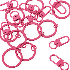 10Pcs Zinc Alloy Baking Paint Swivel Snap Hooks Clasps&nbsp;FIND-TADJ0001-27J