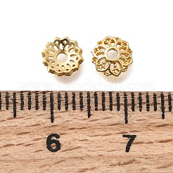 Brass Bead Caps&nbsp;KK-G600-10G
