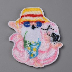 Cartoon Dwarf/Gnome Embroidered Polyester Cloth Iron on Patches&nbsp;PATC-WH0001-114C