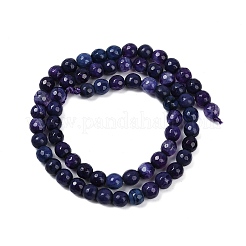 Natural Fire Crackle Agate Beads Strands&nbsp;G-C082-A01-34