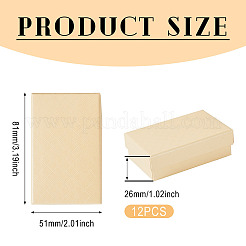 Rectangle Cardboard Paper Jewelry Box&nbsp;CON-TAC0015-01B