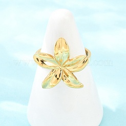 304 Stainless Steel Cuff Open Rings for Women&nbsp;RJEW-F210-01G