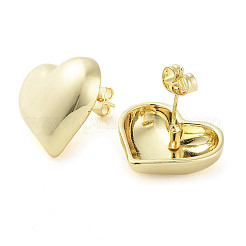 Brass Stud Earrings for Women&nbsp;EJEW-D088-05G