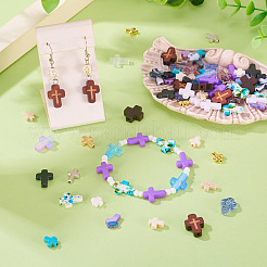 DIY Cross Beads Findings Kits&nbsp;DIY-TA0013-25