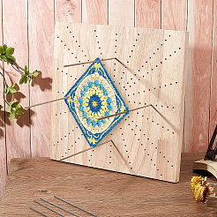 Wooden Crochet Blocking Board&nbsp;DIY-WH0387-22A