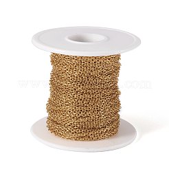 PVD Vacuum Plating 316 Stainless Steel Cable Chains&nbsp;CHS-H020-12G-10M