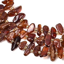 Natural Orange Garnet Beads Strands&nbsp;G-P619-A03-01