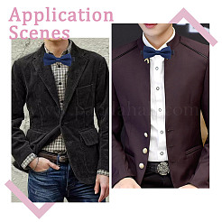 1 Bag Polyester Bow Tie for Men&nbsp;AJEW-HY0002-40B