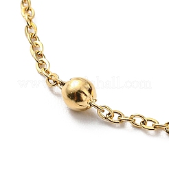304 Stainless Steel Satellite Chain Necklace for Women&nbsp;NJEW-A008-01G