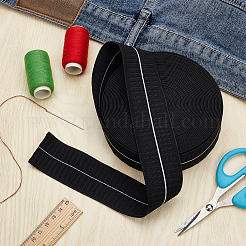 10 Yards Flat Polyester Elastic Cord&nbsp;SRIB-BC0001-35B