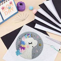 Cross Stitch Canvas Fabric Embroidery Cloth Fabric&nbsp;DIY-NB0004-06
