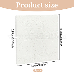 Gesso Jewelry Display Plate&nbsp;DJEW-WH0015-98B