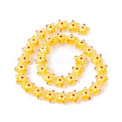 Transparent Glass Beads Strands&nbsp;LAMP-F029-03C