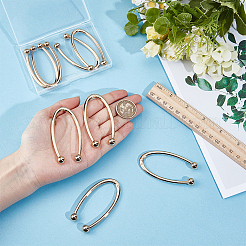 8Pcs U Shape Alloy Bikini Clips Buckles&nbsp;FIND-GF0009-42G