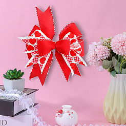 Polyester Big Bowknot&nbsp;FIND-WH0126-414E