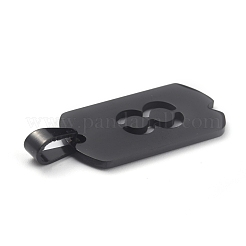 Ion Plating(IP) 304 Stainless Steel Pendants&nbsp;STAS-O127-E08