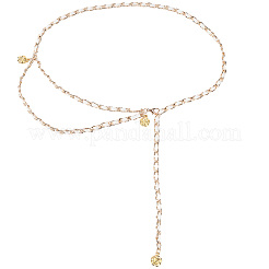 1Pc PU Leather Chain Belts for Women&nbsp;AJEW-CL0005-50B