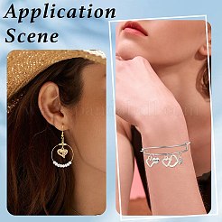 Heart DIY Jewelry Making Finding Kits&nbsp;FIND-SZ0004-01