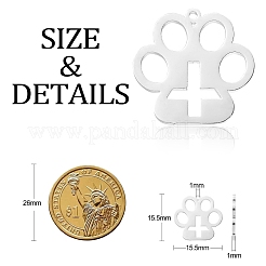 314 Stainless Steel Pendants&nbsp;STAS-CJC0013-01P