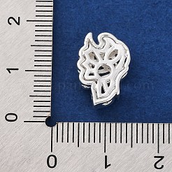 Rack Plating Brass Micro Pave Cubic Zirconia Beads&nbsp;KK-Z082-10S