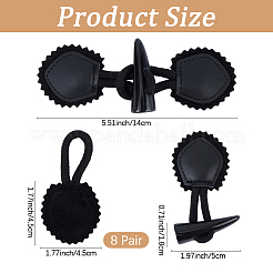 8 Pairs Resin Buttons&nbsp;BUTT-CL0001-08