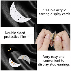 15Pcs 3 Colors Acrylic Earring Organizer Display Stands&nbsp;EDIS-WH20015-003