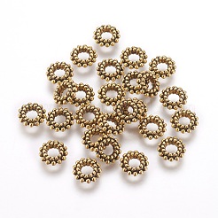 Tibetan Style Alloy Beads&nbsp;TIBEB-A830-AG-NR