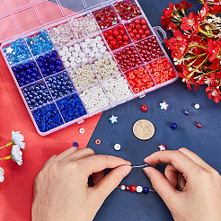 DIY Independence Day Themed Jewelry Finding Kits&nbsp;DIY-SP0002-75