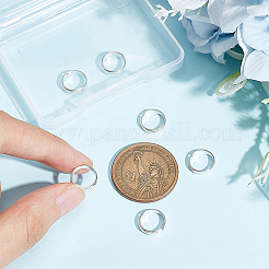 6Pcs Sterling Silver Bead Frame&nbsp;STER-BC0001-83