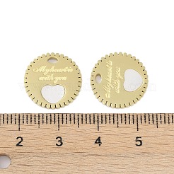 Natural Shell Charms&nbsp;STAS-P366-26G