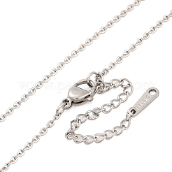 Non-Tarnish 304 Stainless Steel Heart Pendant Necklaces for Women&nbsp;LS-EJEW-Z044-01P