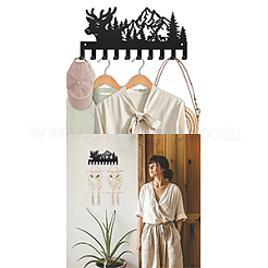 Iron Wall Mounted Hook Hangers&nbsp;HJEW-WH0087-005